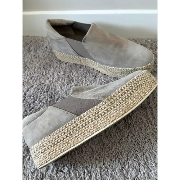 Vince Women’s Wilden Suede Espadrille Platform Slip On Sneaker Size 7.5 - Picture 3 of 7